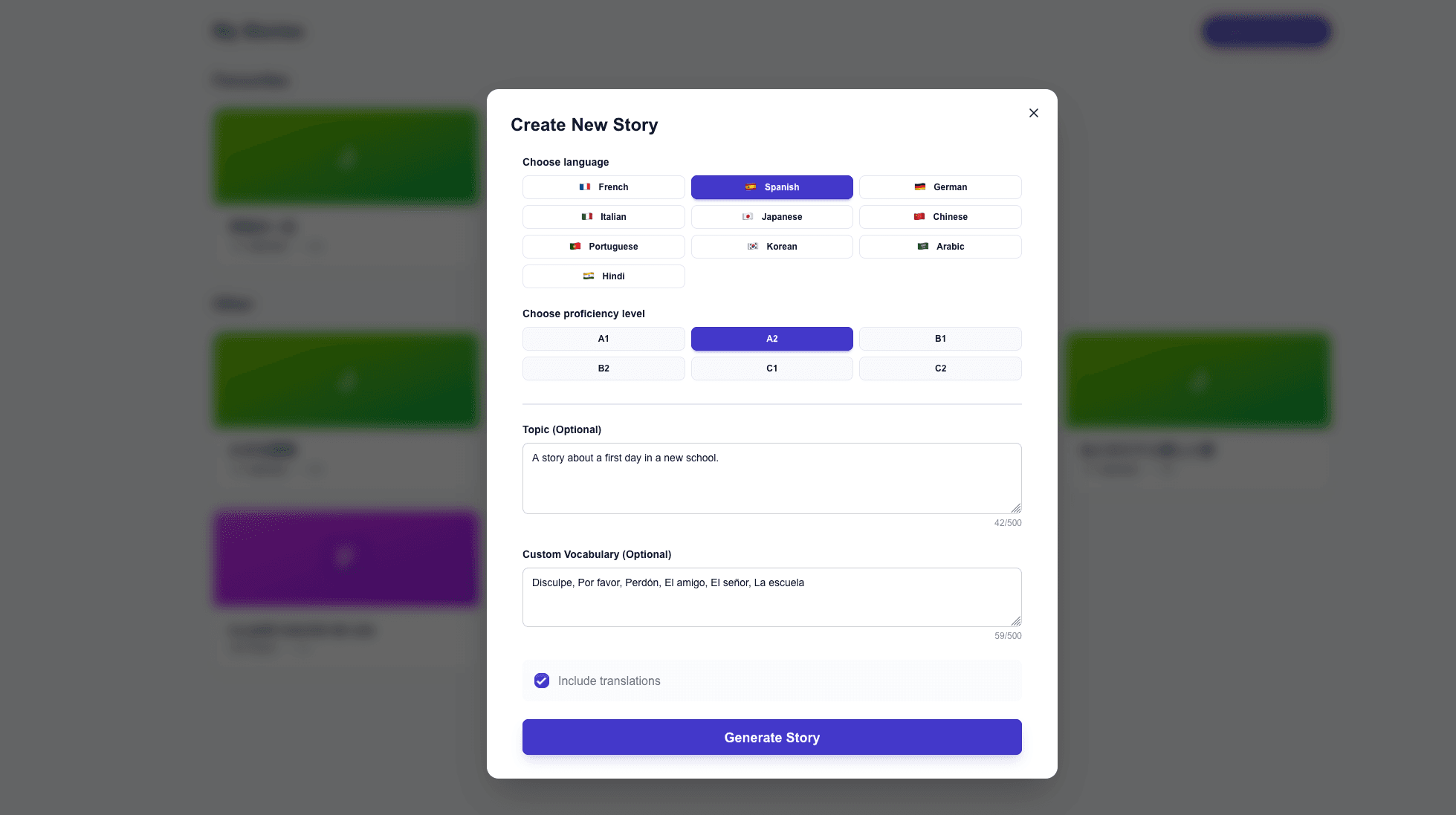 Choose Your Preferences